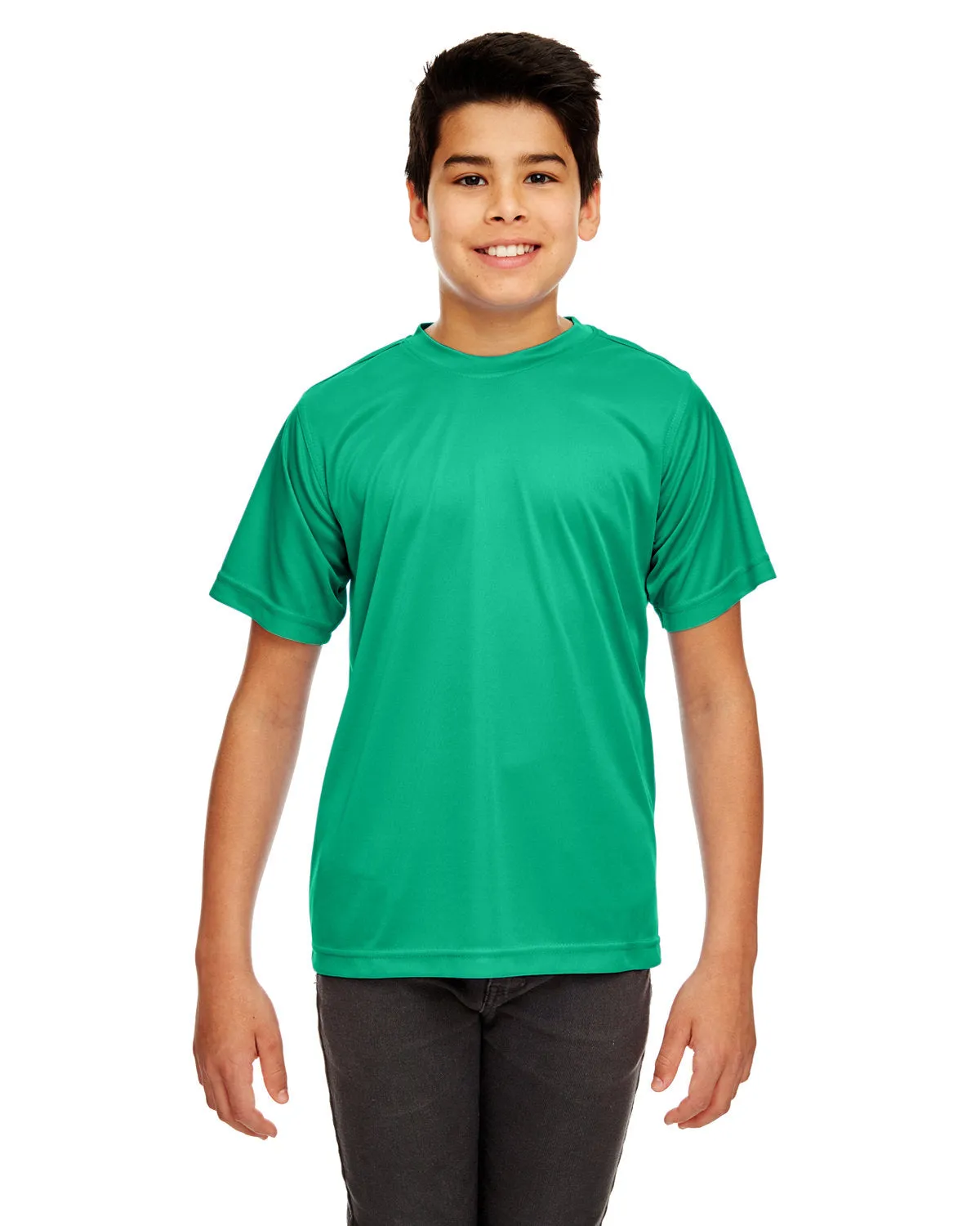 UltraClub 8420Y T-shirt sportif interlock frais et sec pour jeunes