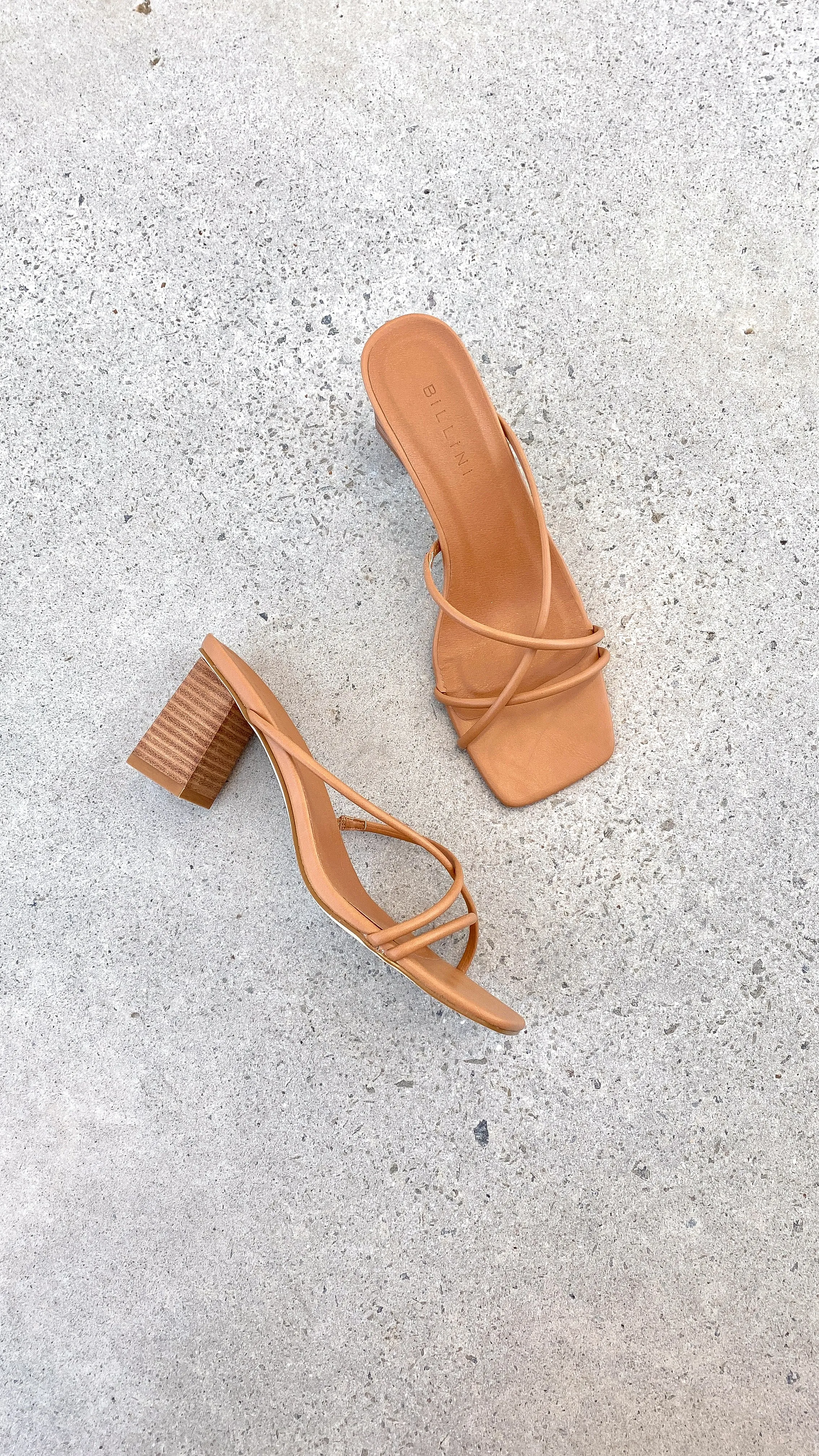 Unika Heel - Brun Sucre