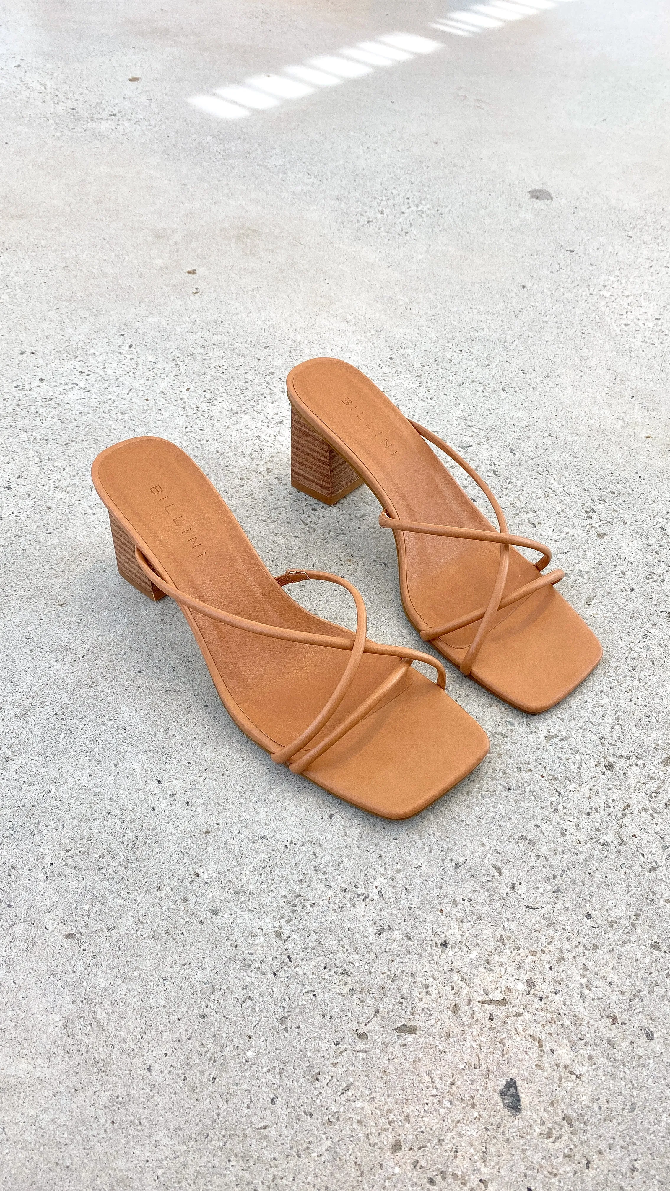 Unika Heel - Brun Sucre