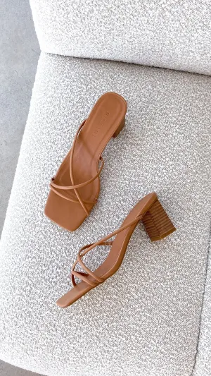 Unika Heel - Brun Sucre