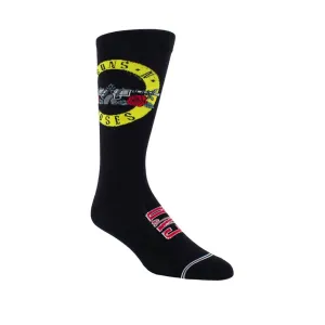 Unisexe - Boîte Cadeau Chaussettes Guns N' Roses en Noir
