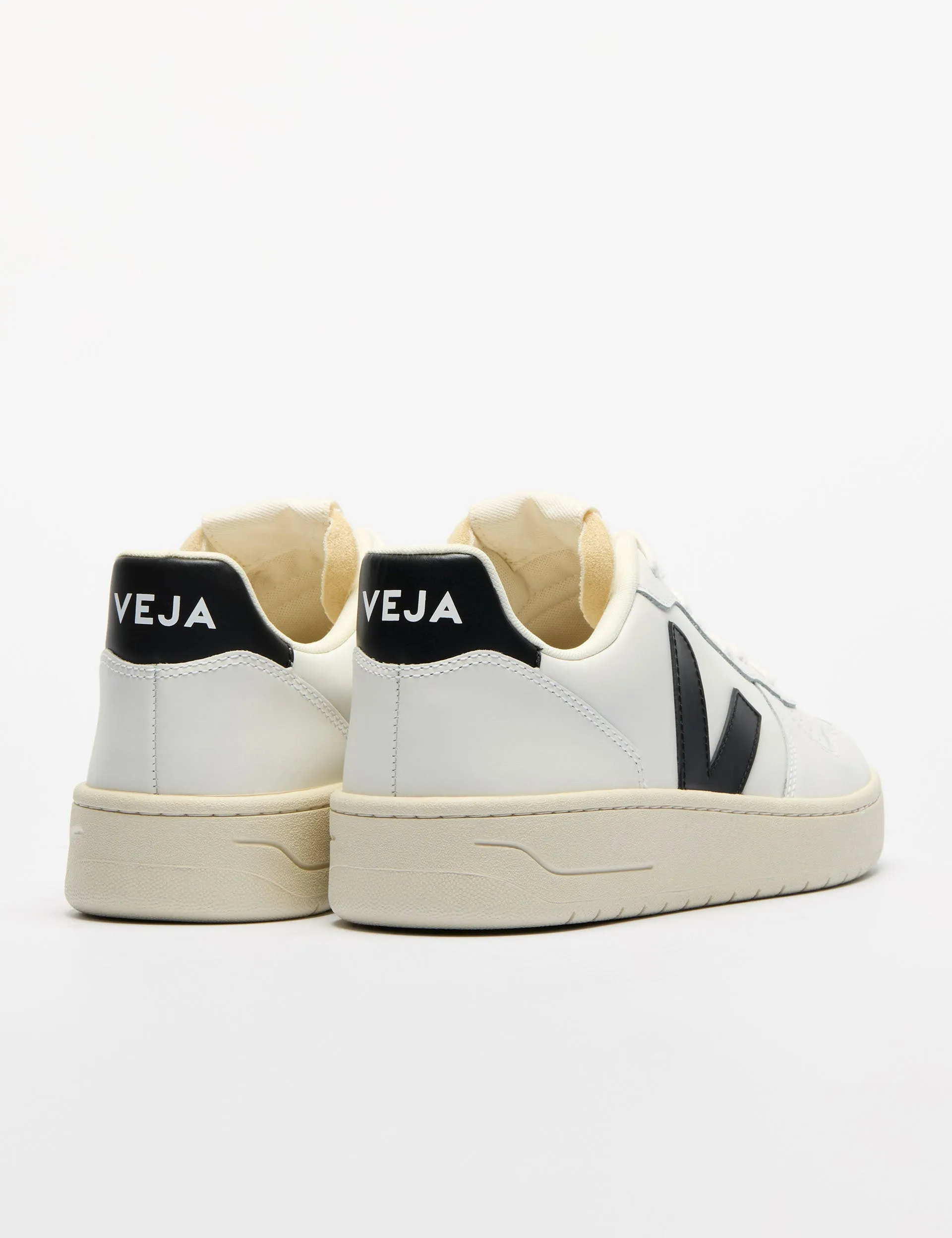 V-10 Cuir - Blanc Noir
