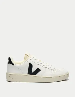 V-10 Cuir - Blanc Noir