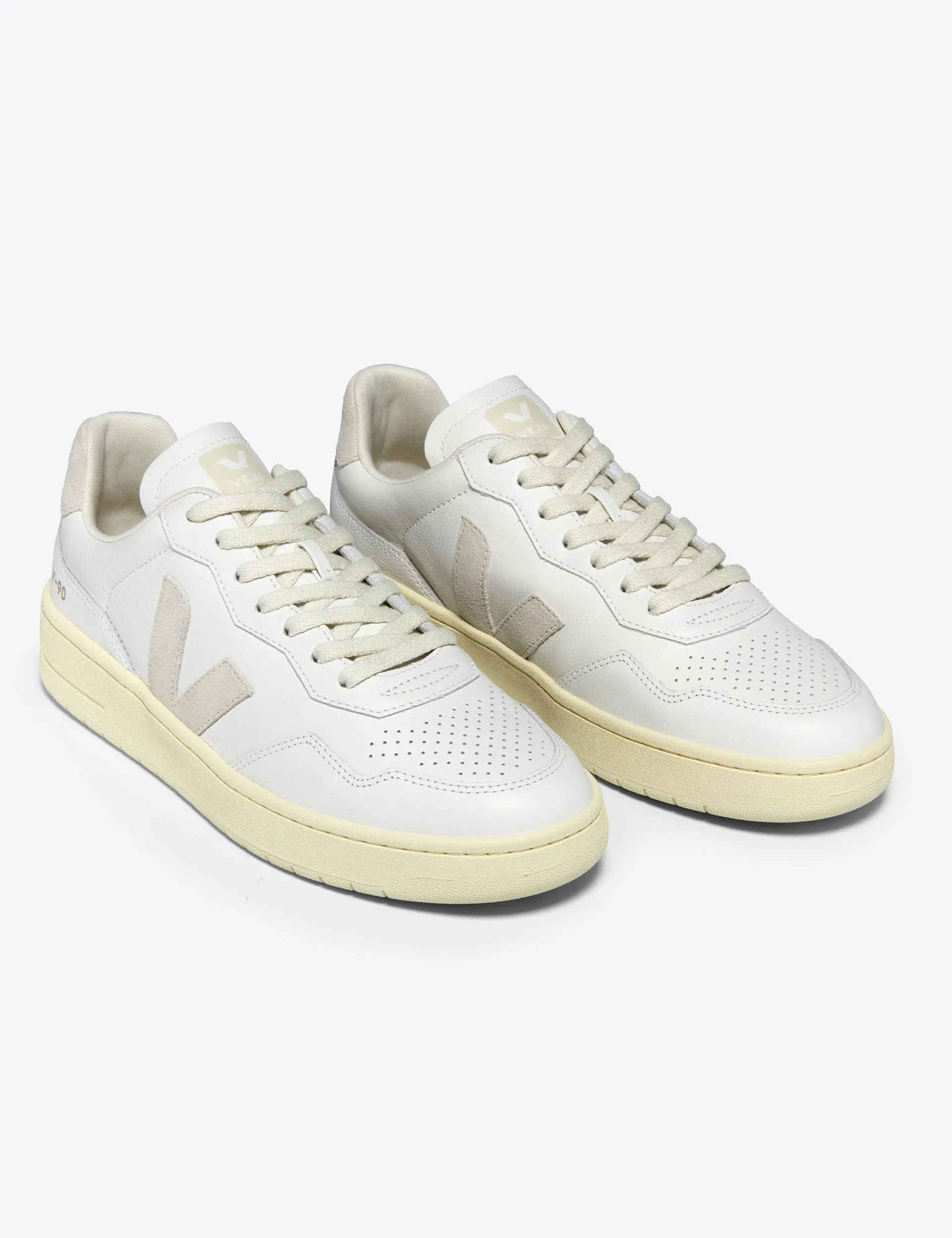 V-90 Cuir - Blanc Naturel
