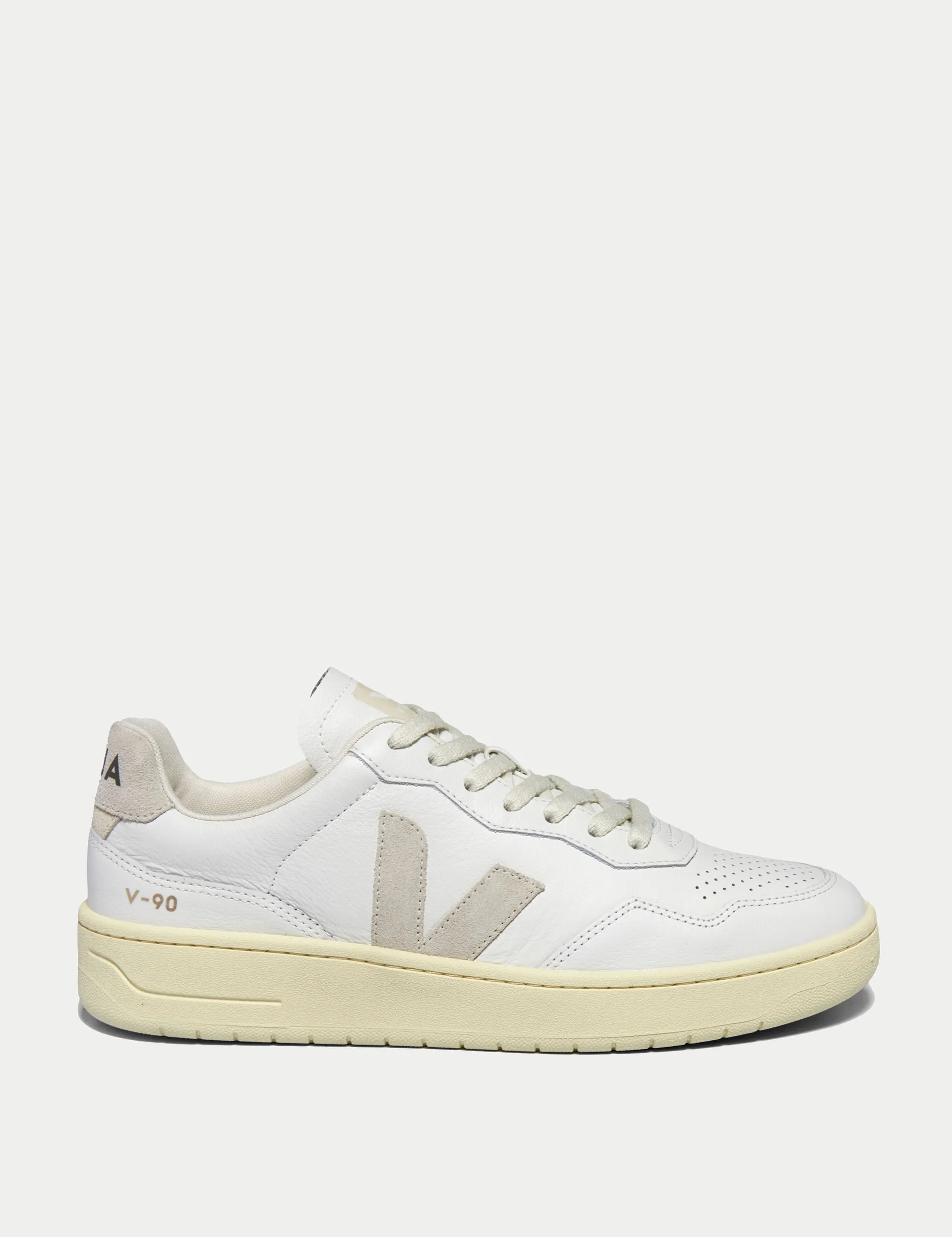 V-90 Cuir - Blanc Naturel