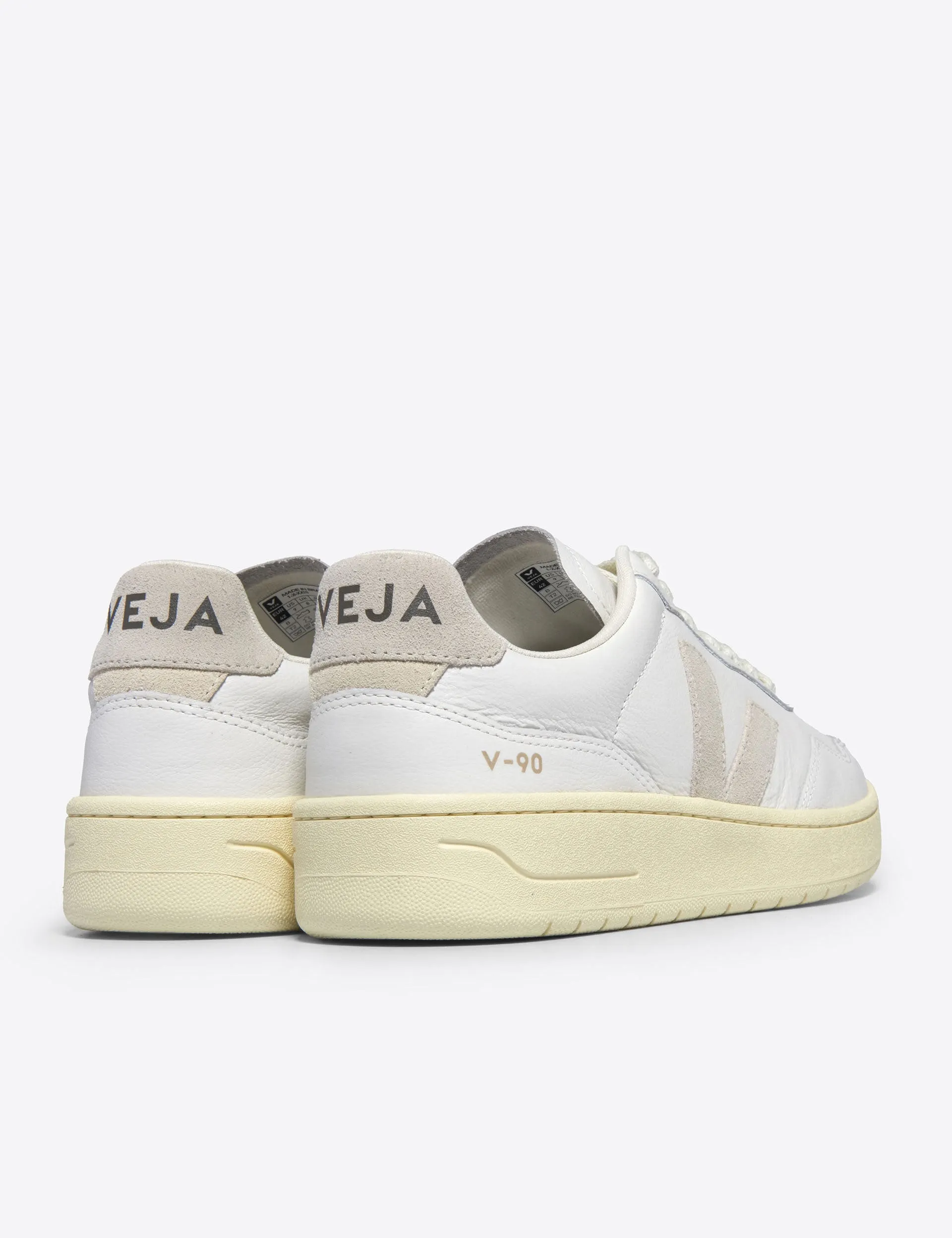 V-90 Cuir - Blanc Naturel