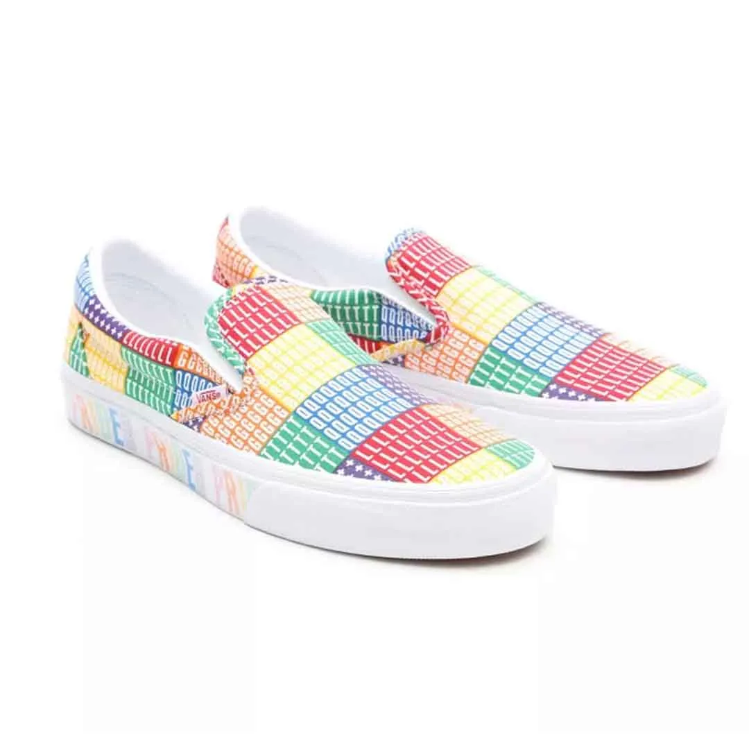 Vans - Chaussures Classiques Slip-On Unisex Pride (33TB3WJ)