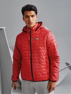 Veste matelassée à motif nid d'abeille pour homme végan | Plusieurs couleurs