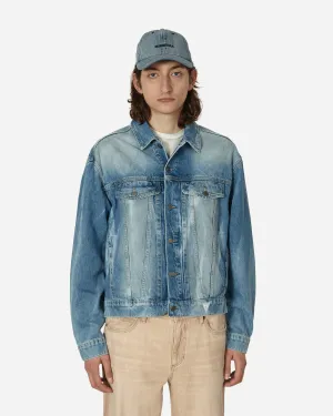 Veste en denim vintage indigo