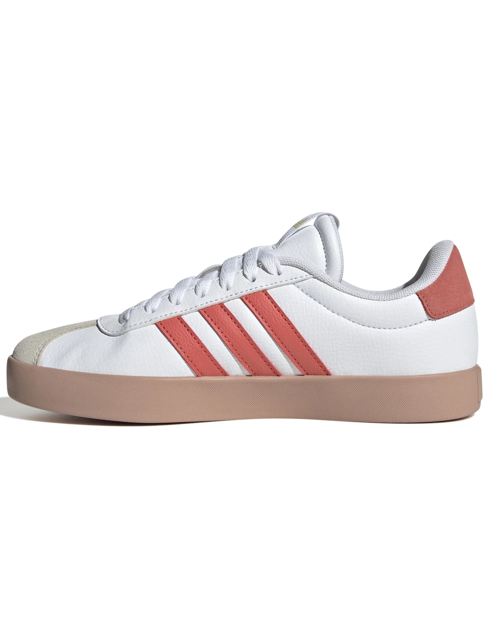 Chaussures VL Court 3.0 - Blanc Nuage/Rouge Passion Préaimé/Or Métallisé
