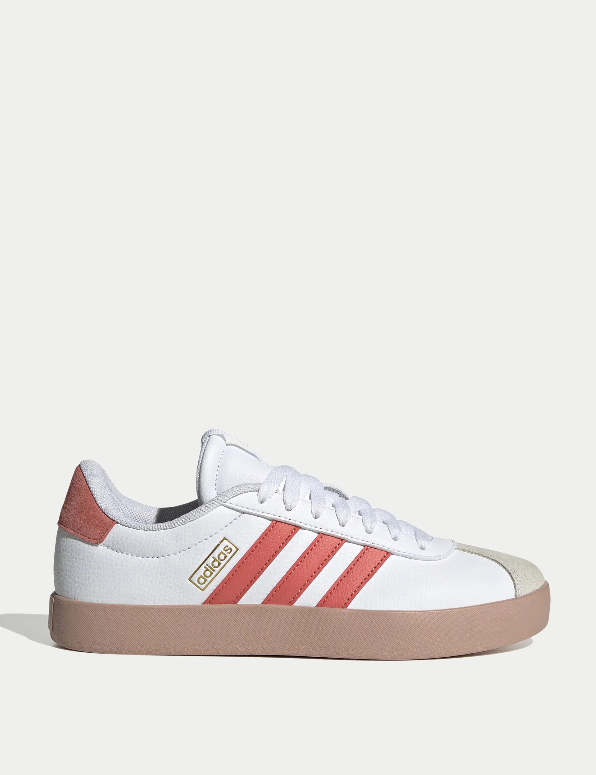 Chaussures VL Court 3.0 - Blanc Nuage/Rouge Passion Préaimé/Or Métallisé