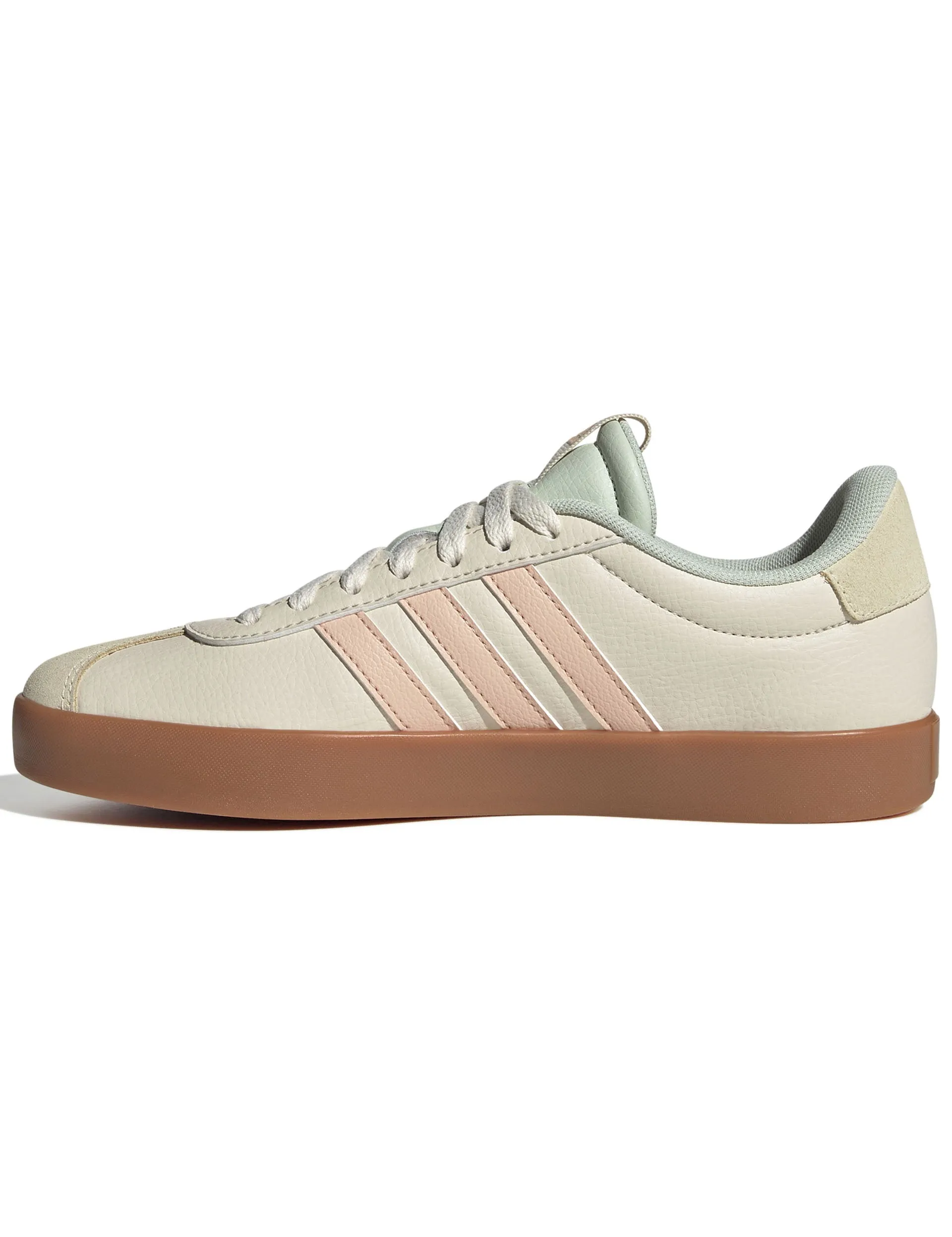 Chaussures VL Court 3.0 - Blanc Merveilleux/Corail Poudré/Vert Lin