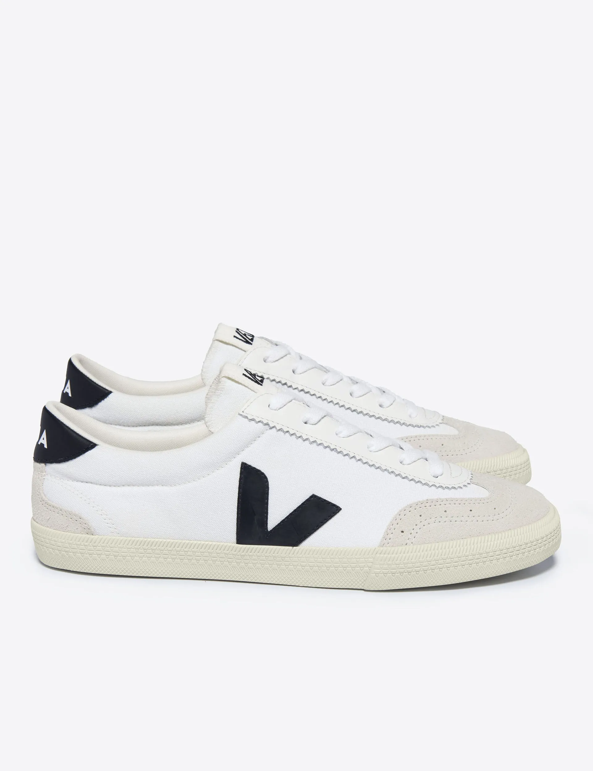 Volley Canvas - Blanc Noir