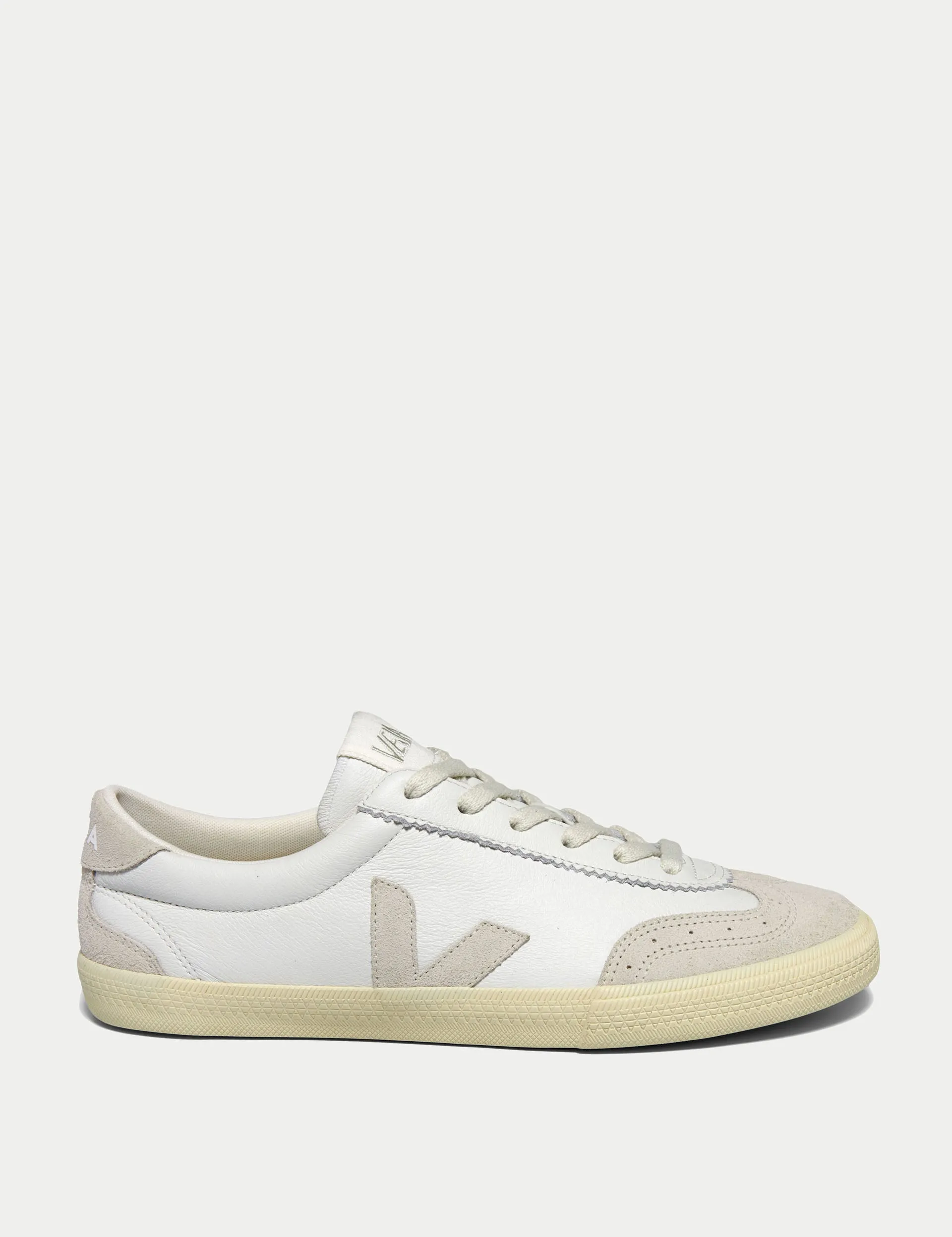 Volley Leather - Blanc Naturel