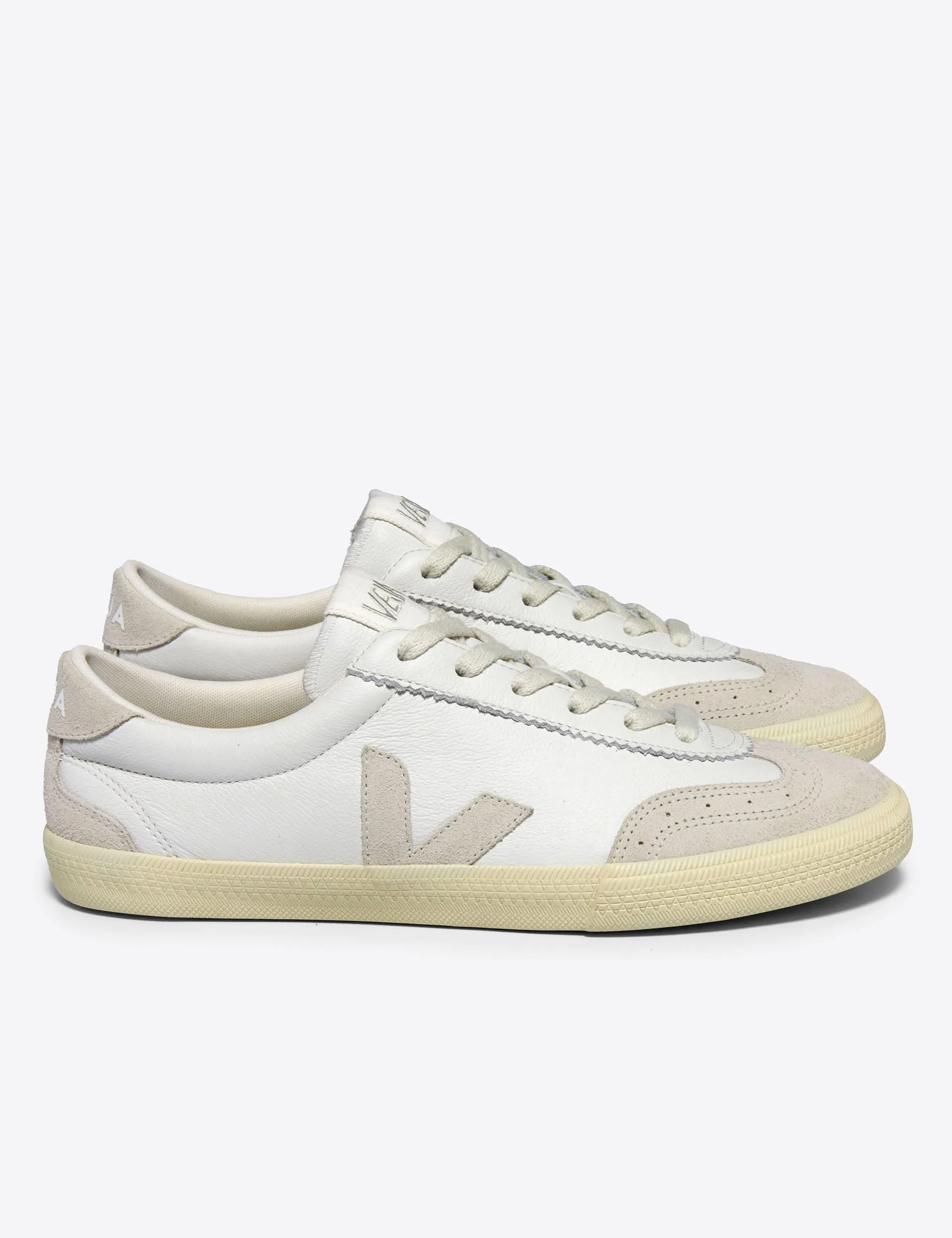 Volley Leather - Blanc Naturel