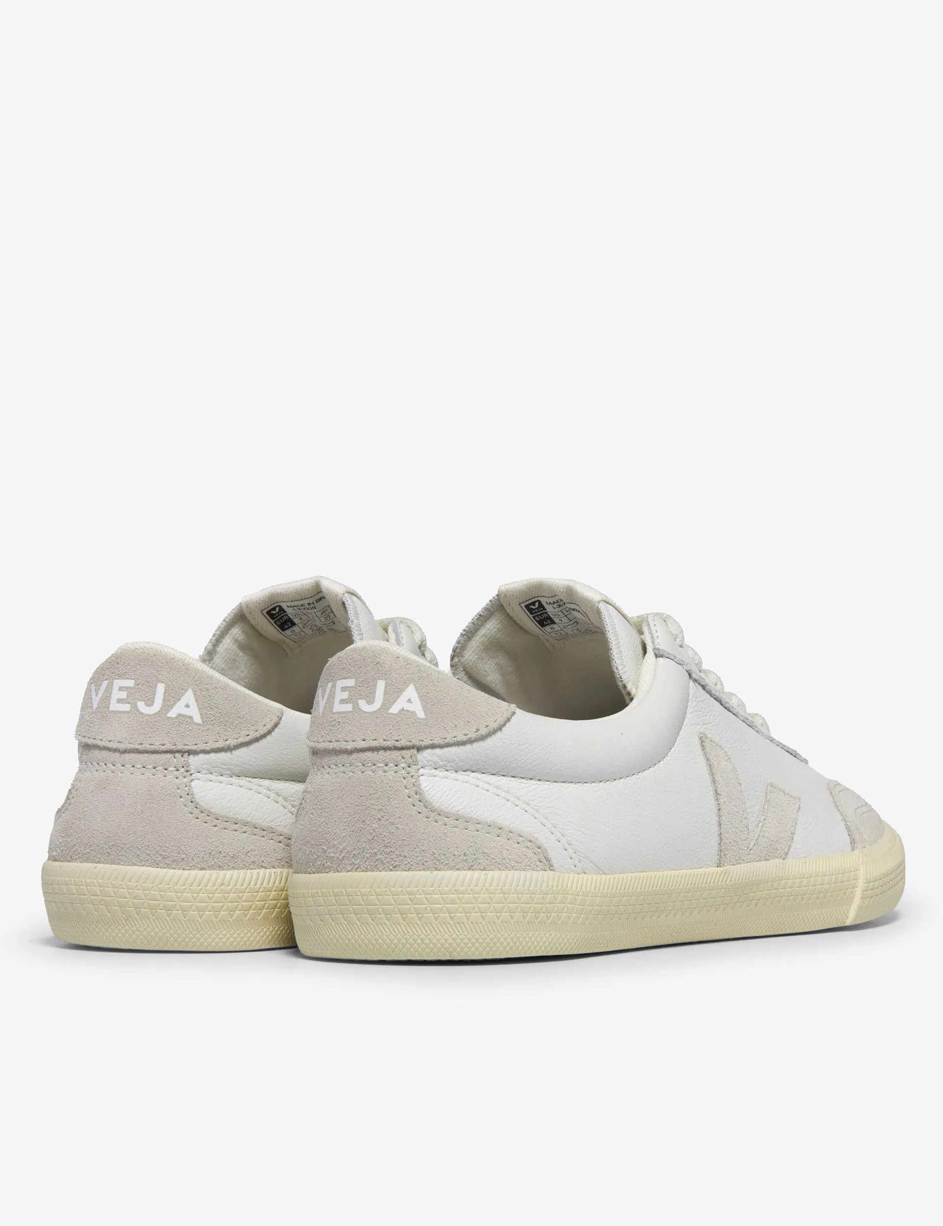 Volley Leather - Blanc Naturel