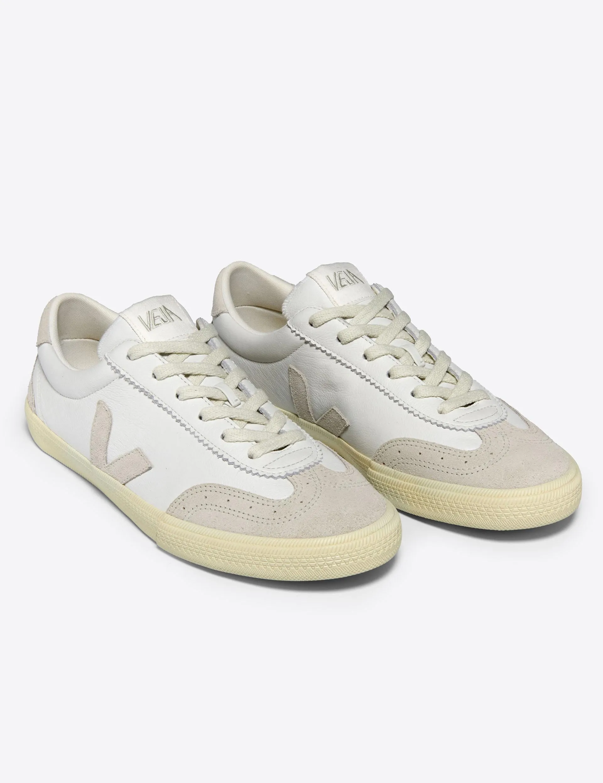 Volley Leather - Blanc Naturel