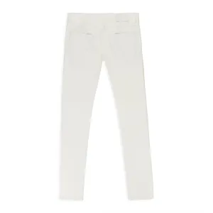 JEAN SKINNY BLANC EN JACQUARD MONOGRAMME FILM BLANC