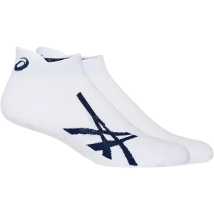 Chaussures Asics pour femme Road Single Tab Blanc brillant/bleu marine