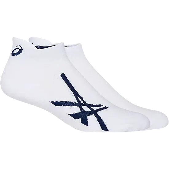 Chaussures Asics pour femme Road Single Tab Blanc brillant/bleu marine
