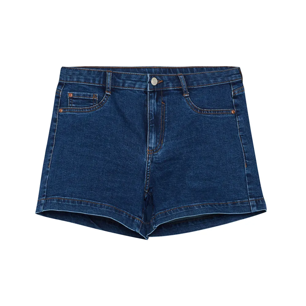 Mini short en jean pour femme, Marine