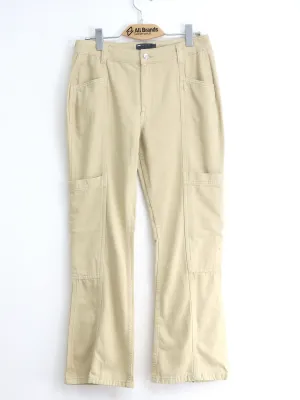 Jean Femme Uni Solide, Beige