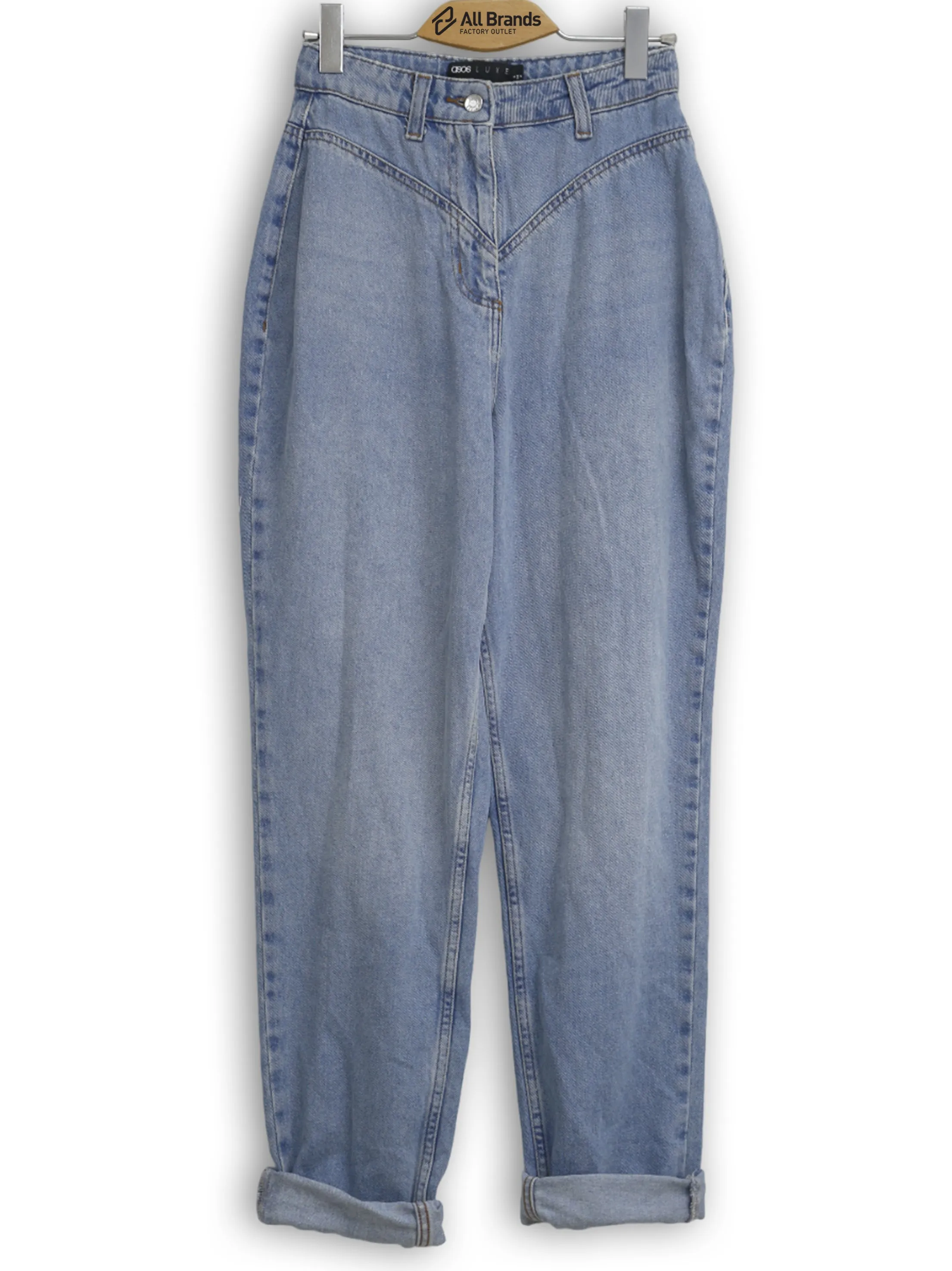 Jeans délavés pour femme, Bleu clair