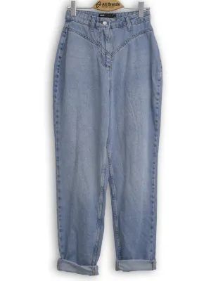 Jeans délavés pour femme, Bleu clair