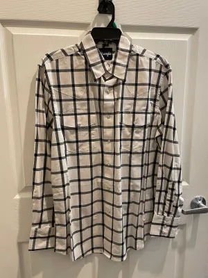 Chemise Wrangler Résistant aux Plis en Noir/Blanc Vêtements Wrangler