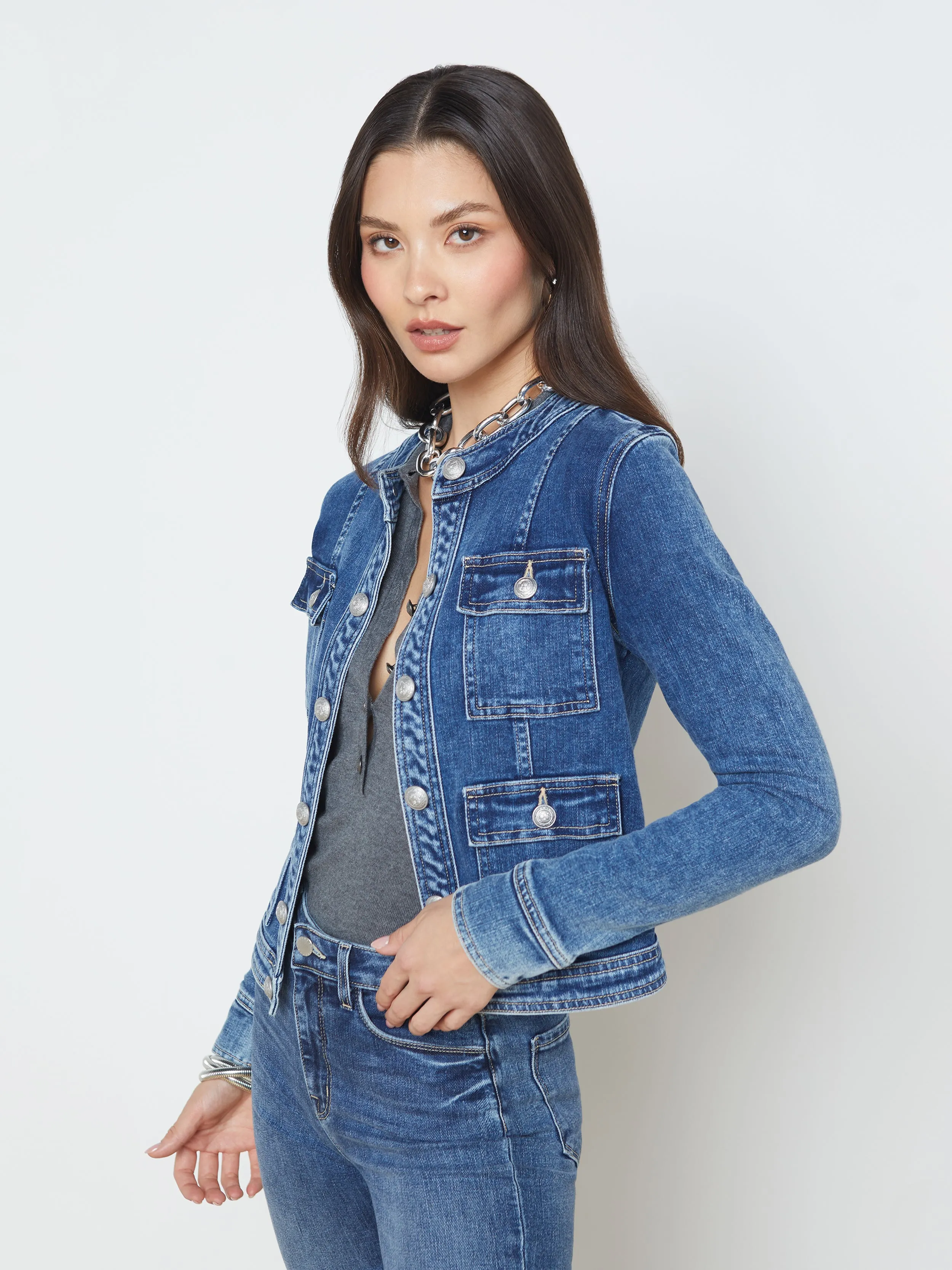 Veste en denim Yari