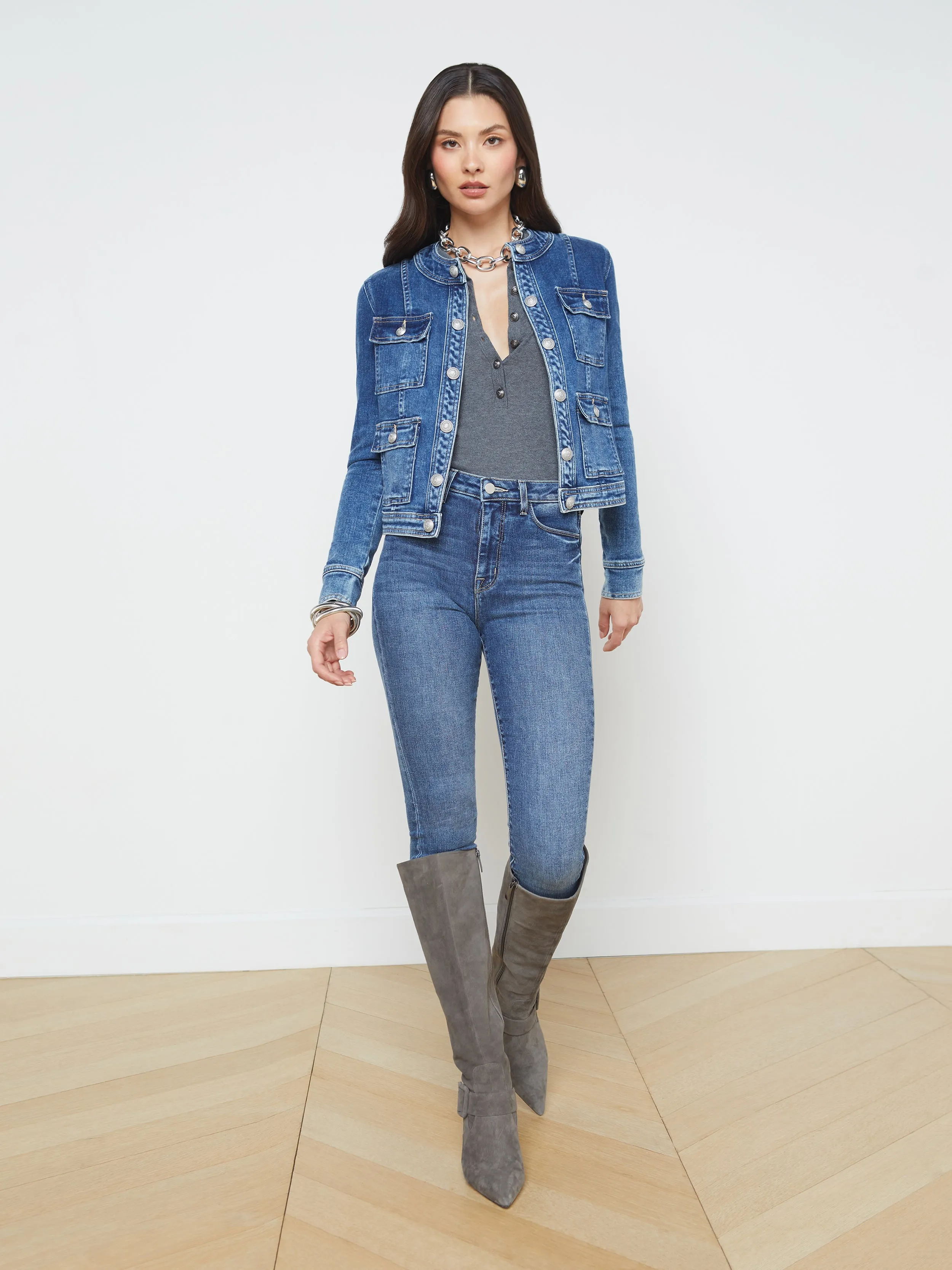 Veste en denim Yari