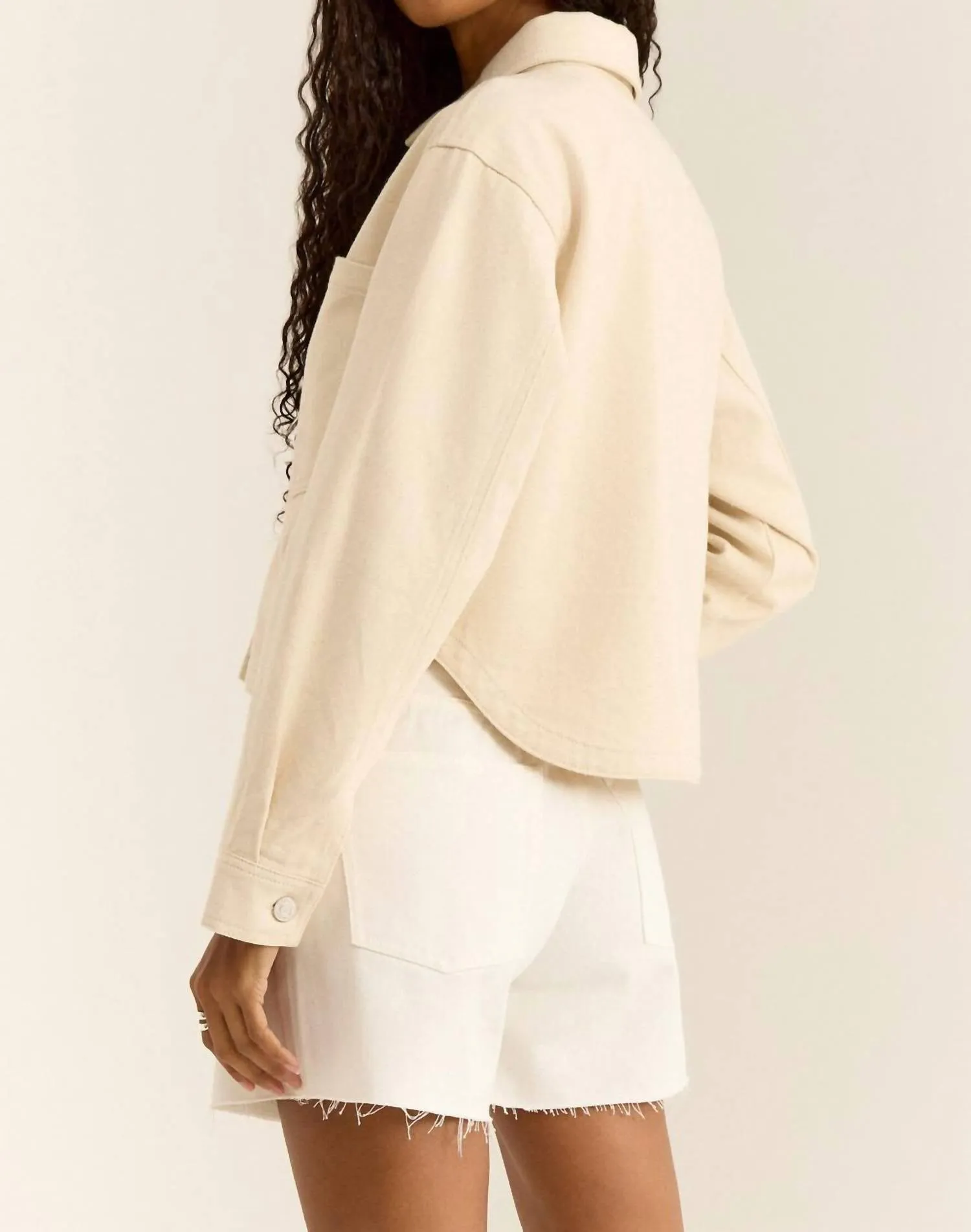 Z Supply - Veste en jean coupée